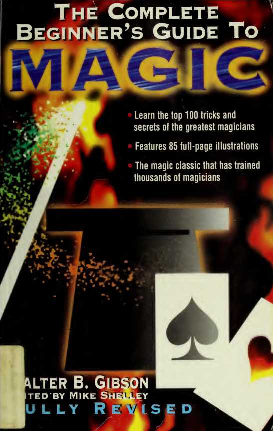 Walter B Gibson - The Complete Beginner's Guide to Magic - Click Image to Close